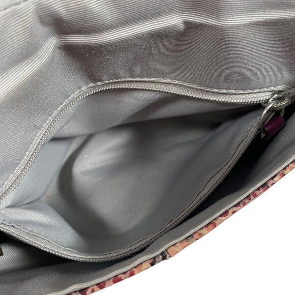 COACH Soho Purple/Pink Python Snakeskin Leather Mini Flap Crossbody F45648 - Picture 11 of 16